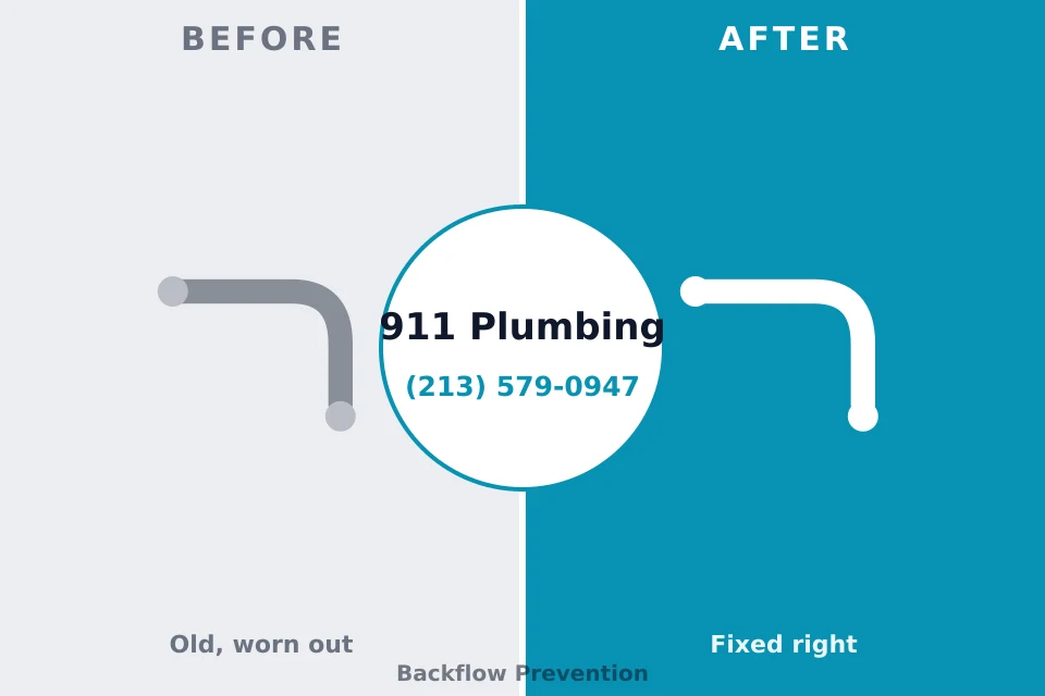 Before and after: plumbing company Lake St. Croix Beach, MN